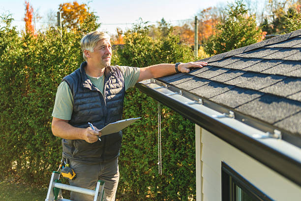 Professional Roof Inspection technician working in Moro, OR